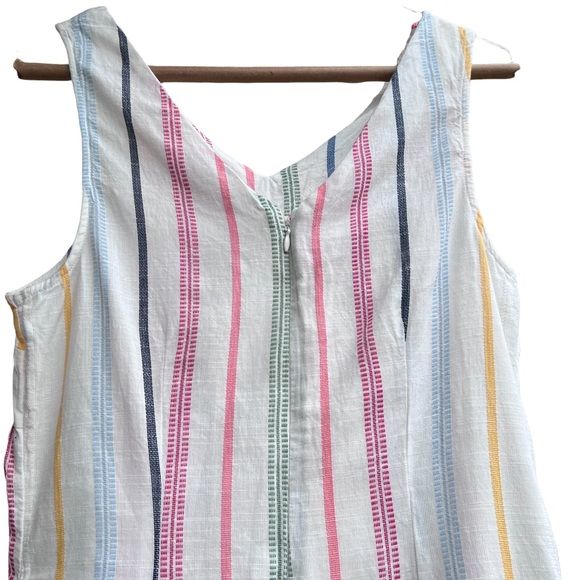 Striped Pure Cotton Jumpsuit 13-14 yrs - Picture 6 of 11